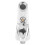 Beccuccio per vasca in ottone G1/2 semicircolare deviatore nascosto 3