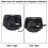 Ventola interna di raffreddamento ABS a 4 pin, 0,6 A, per Series X 10