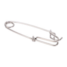 5 pezzi Clip per linea lunga con moschettone girevole, 2,0 cm x 80 mm, come mostrato