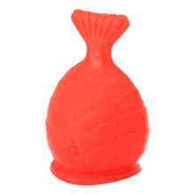 Lip Plumper Tool Silione Portable Reusable Fish Shaped Lip Plumping Enhancer Device for Dating Red