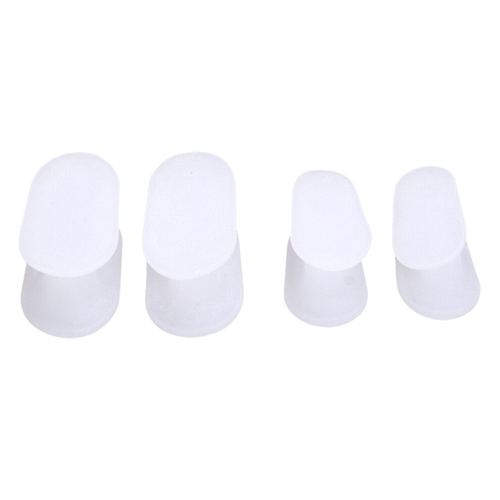 8pairs box Silicone Toe Separator Pain Relief Hallux Valgus Corrector Overlapping Toes Separator (S+L)