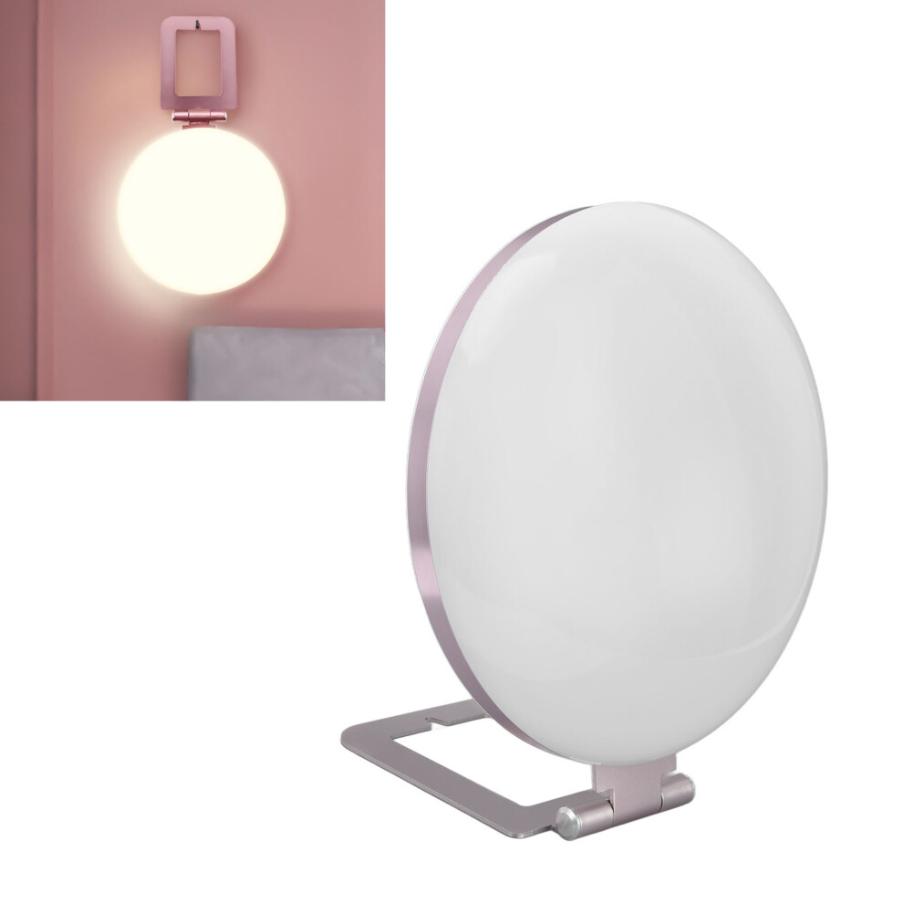 LED Phototherapy Light 3 Color Temperature Modes Round Light Therapy Lamp with Foldable Base-image-OPC-PHVR6VS-NEW