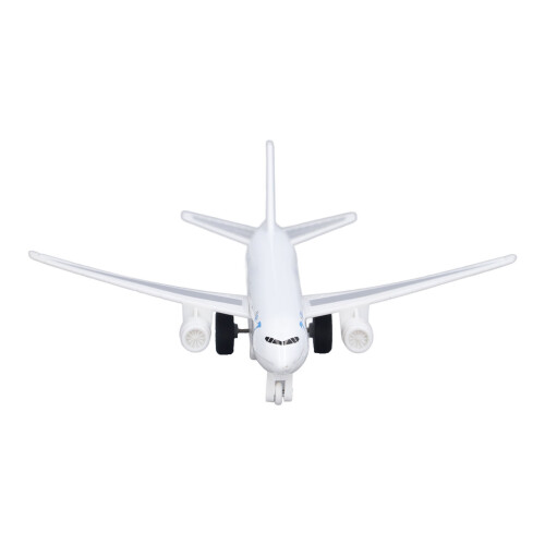 Aeroplano giocattolo 777 in lega Pull-Back bianco 30mAh