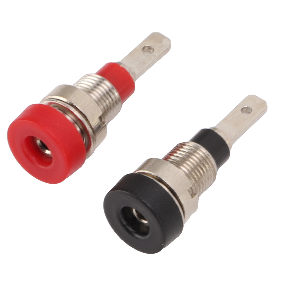 10Pcs Banana Socket Brass 2Mm Panel Socket Connector Terminals For Industrial Equipment Automobiles 4611321689810