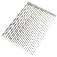 Kit d'aiguilles à tricoter à pointe unique 11 paires 14 pouces pour bricolage