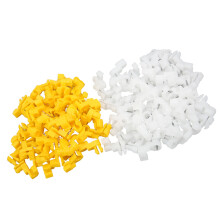 100 piezas de clips para varilla 69293-12030/12040 Amarillo/Blanco