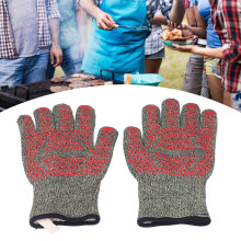 Guantes de aramida silicona algodón 30cm 500 térmicos