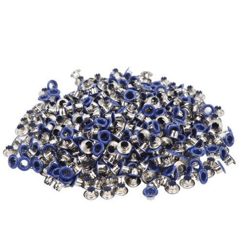 500 pezzi di occhielli - Blu scuro, 4,5x9x5 mm 1