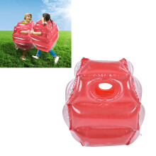 Boule à bulles gonflable 6460 cm rouge PVC 1002 g