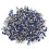 500 pezzi di occhielli - Blu scuro, 4,5x9x5 mm 13