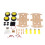 Smart Car Chassis Driving Wheel Motor Screw Nut Accessory Set Kit for DIY Replacement 1
