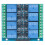 8 Channel Relay Module Optocoupler Isolation Relay Board Onboard EL817 Photocoupler 5V 10A 2