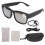 Gafas inteligentes, 200 mAh, alcance de 10 m, gris plateado 2