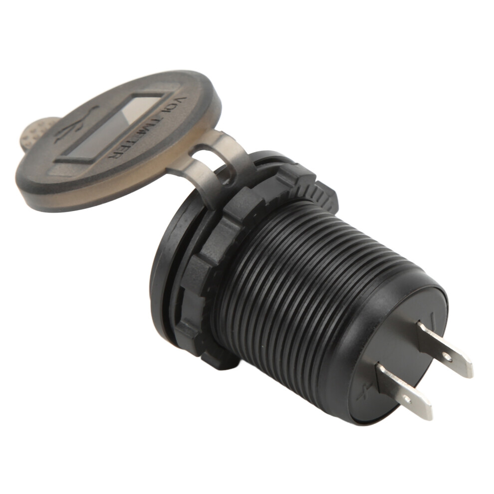 Usb Car Charger Adapter Qcpd Fast Charging 12Â24V Waterproof Voltage Display Universal For Motorcycles Yachts 4351321691658