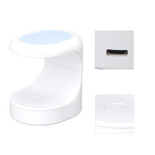 Lámpara UV-LED para uñas mini de 16W - 3 LEDs, temporizador de 60s, secador de uñas USB