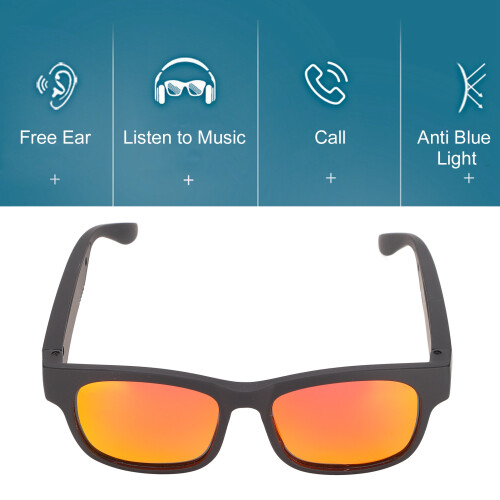 Gafas Inteligentes 200mAh, Talla Única, Oro Deslumbrante 2