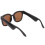 Gafas Bluetooth marrones inteligentes 140mAh talla única 1