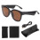 Gafas Bluetooth marrones inteligentes 140mAh talla única 2