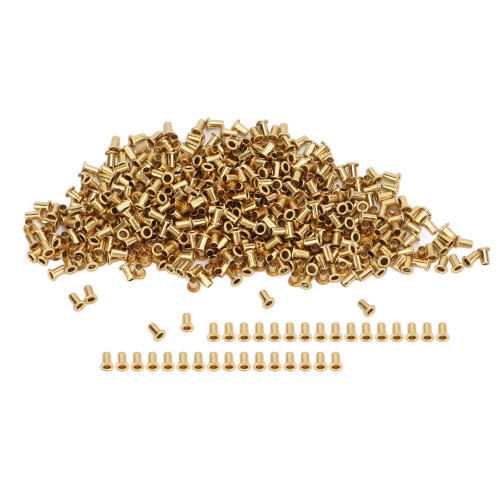 Rivetto cavo in ottone, 500 pezzi, 1,7  3,5  2,8 mm 1