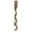 5 pezzi di extension per capelli con clip grigio-verde 55 cm 3