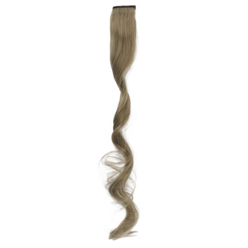 5 pezzi di extension per capelli con clip grigio-verde 55 cm 2