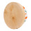 2 pezzi portaspilli - base in legno marrone, 6,9 cm 10