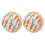 2 pezzi portaspilli - base in legno marrone, 6,9 cm 1