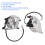 Paire de phares avant ATV 12V, Gauche+Droite, ABS+PC 7
