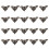 20Pcs Corner Protector Zinc Alloy Classical Retro Elegance Exquisite Comfortable Corner Cabinet Protection 15