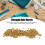Rivetti cave in ottone 4.8x2.3x4.5mm confezione da 500 pezzi 7