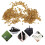 Rivetti cave in ottone 4.8x2.3x4.5mm confezione da 500 pezzi 1