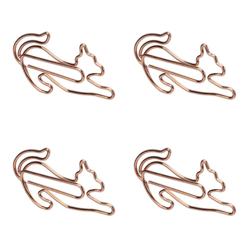 20 trombones en forme de chat 3,4  2,1 cm résistants à la rouille