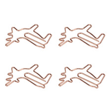 20 piezas de clips para papel color pardo claro, 3.2x3.2 cm, hierro a prueba de óxido