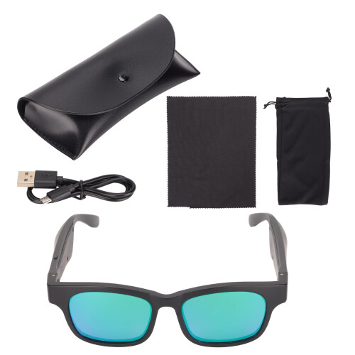 Gafas de sol Bluetooth semiabiertas 140mAh Verde 1