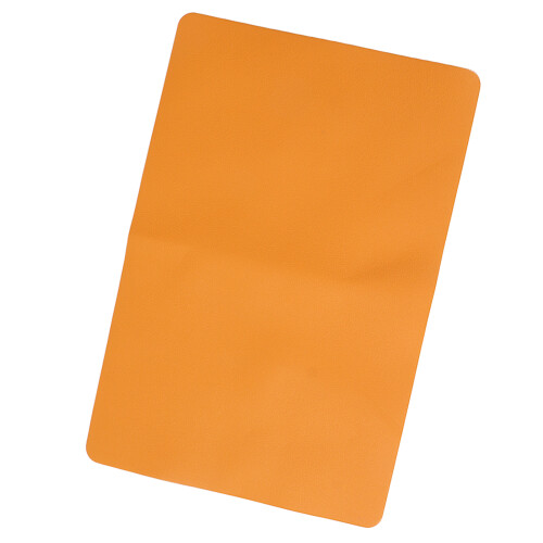 Tapis en cuir double-face pour ongles, orange, tapis de bureau 2