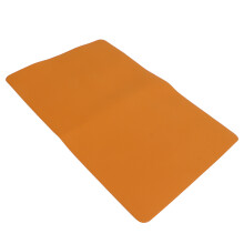 Tappetino per unghie arancione - pelle, a doppio lato, flessibile