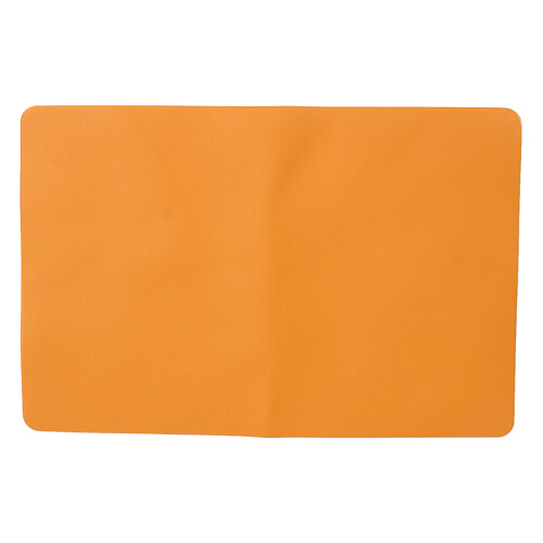 Tapis en cuir double-face pour ongles, orange, tapis de bureau 1