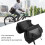 Bolsa trasera para bicicleta de gran capacidad negra 5