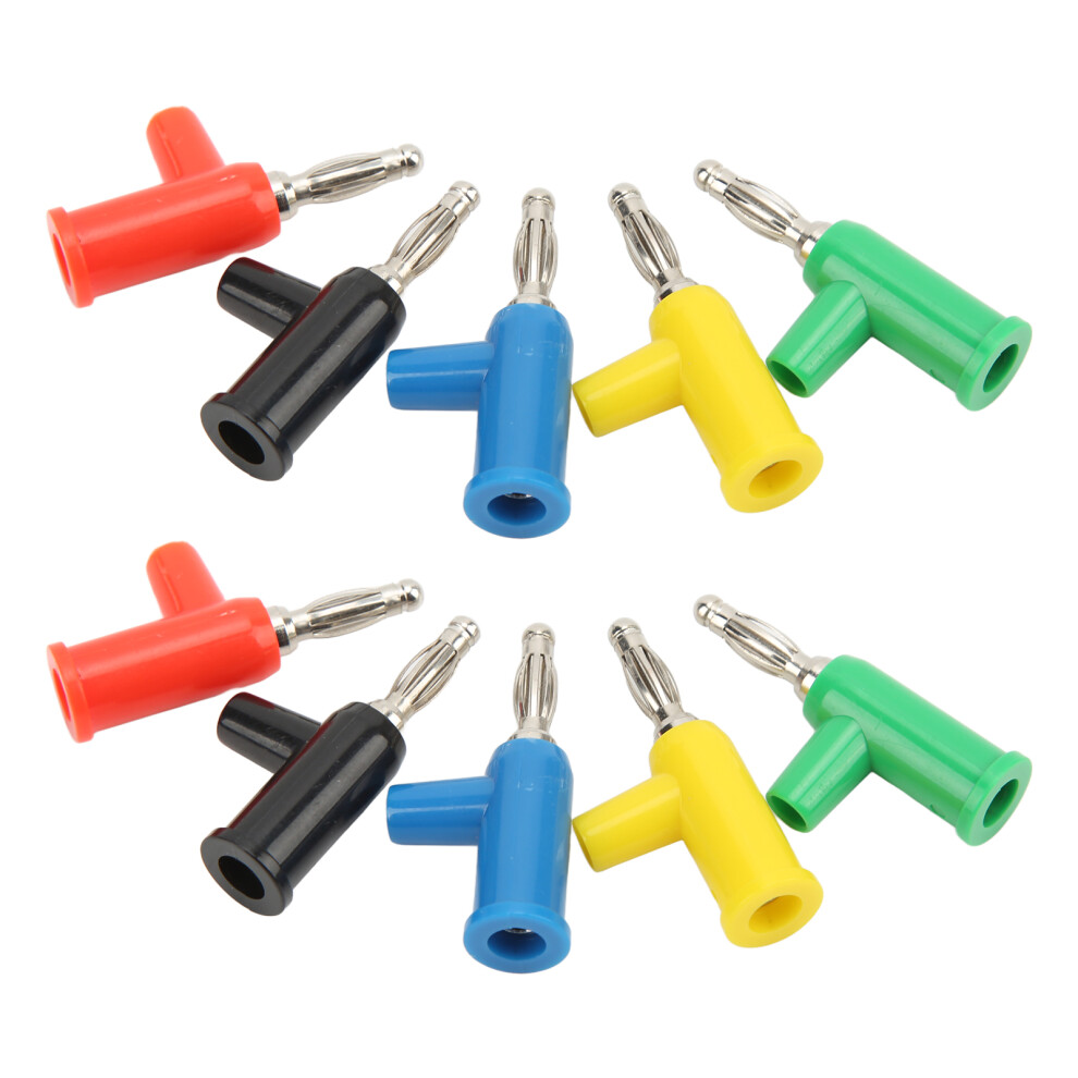 10Pcs J.10028 4Mm Banana Plugs Stackable Solderless Banana Connectors For Industrial Equipment 4911321693603