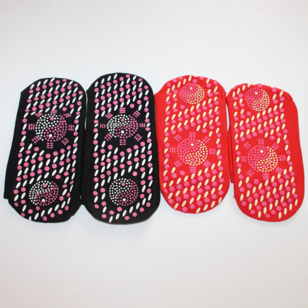 1 Pair Self Heating Magnetic Therapy Socks Health Care Breathable Massager Foot Care Socks
