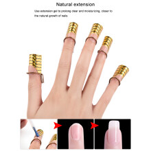 Soporte metálico para extensión de uñas 5 piezas 10.65.51.7 cm Dorado