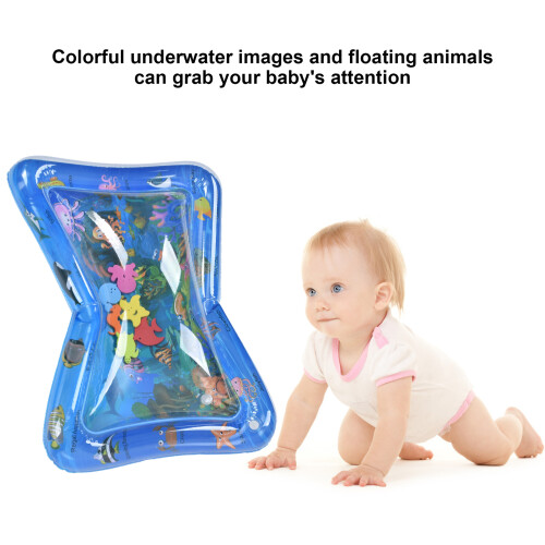 Tappetino da gioco acquatico - PVC, blu, 66x46 cm, 1-3 anni 2