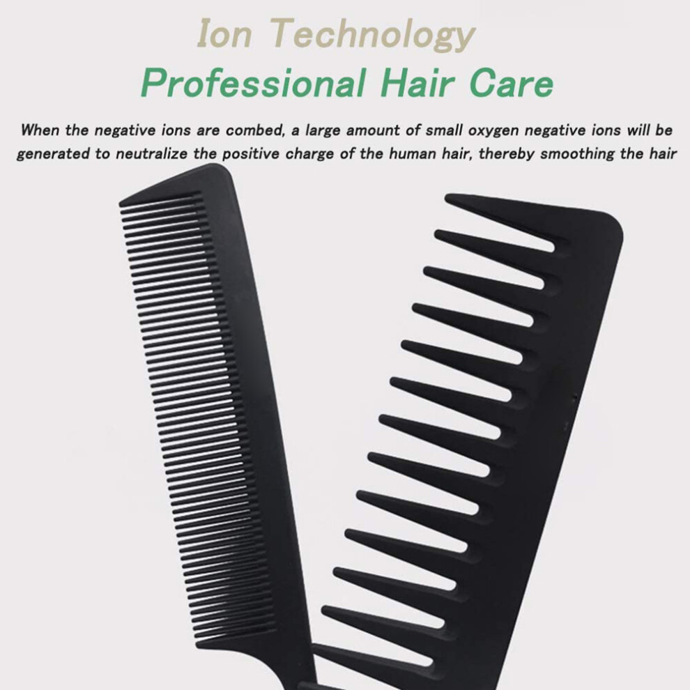 4Pcs Paddle Hair Brush Detangling Brush and Hair Comb Set for Men and Women Long Thick Thin Curly Natural Hair