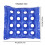 Cuscino da seduta gonfiabile con 16 fori 41x41 cm Blu 6