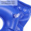 Cuscino da seduta gonfiabile con 16 fori 41x41 cm Blu 13