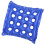 Cuscino da seduta gonfiabile con 16 fori 41x41 cm Blu 1