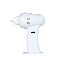 Pulitore elettrico per orecchie 6W 3V Bianco 2AA 8x5.3x13.5cm