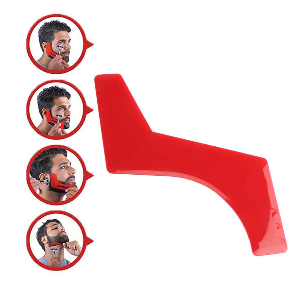 Haircut Kit Beard Hair Goatee and Neckline Shaving Template Guide Hairline Lineup and Beard Shaping Tool Hair Cutting and Grooming Kit
