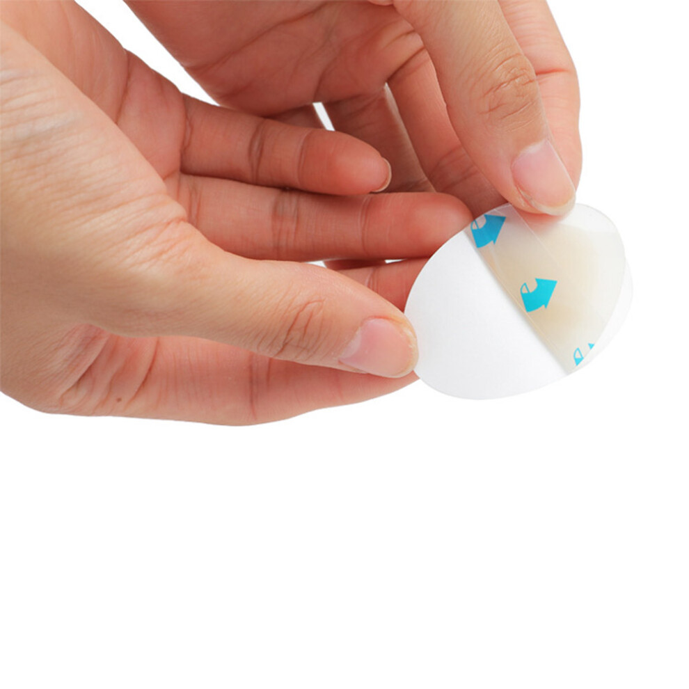 4Pcs Heel Blister Bandages Adhesive Hydrocolloid Gel Heel Blister Plaster Cushions Prevents Rubbing Gel Guard Pads