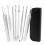 8 pièces Kit extracteur de points noirs noir 15.2x5x2.5cm 2